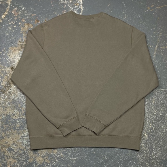 Rare Vintage NIKE Crewneck Sweatshirt MOCHA BROWN Tonal late 90s early 00s XL - Picture 3 of 9